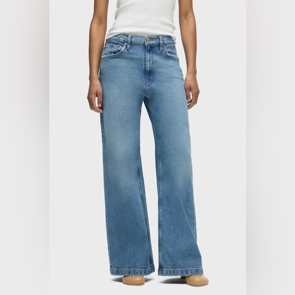 Hudson Jodie Loose Fit Wide Leg Jean in Goddess size 31 - Picture 9 of 13